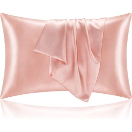 BEDELITE Satin Pillowcase for Hair and Skin, Super Soft and Cooling 2 Pack(20"x26")