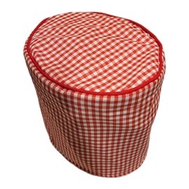 Simple Home Inspirations Cotton Cover Compatible with Coffee Brewing System (Big K, Red Check)