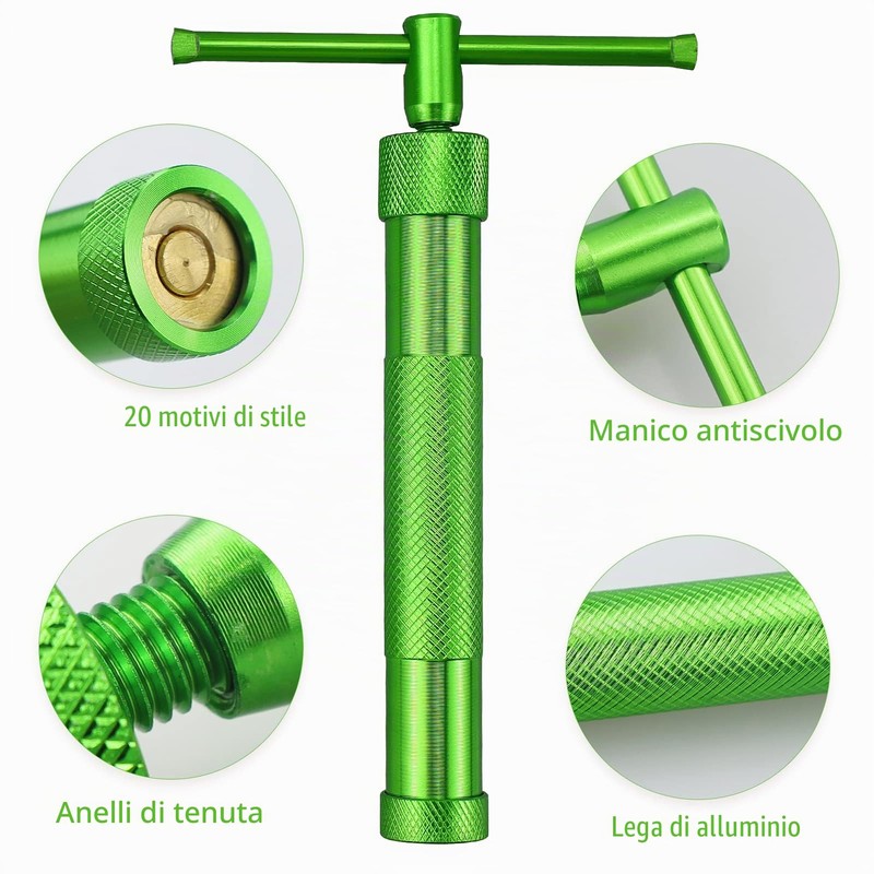 SZXMDKH Estrusore per Pasta di Zucchero, in Acciaio Inox, con