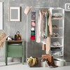 Relaxdays Wardrobe Hanging Shelf, 6 Compartments, Fabric, H x D