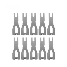 Vinyl Flooring Welding Cutting Blades Tool Floor Carpet Trimming Skiving Tool Stainless Steel Welding Skiving Kit Ergonomic Designed For Cleaning Hardware Tools skive PVC floors 10 Blades (A3)