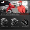 A-Premium 3PCS Front Engine Motor Mount Transmission Mount Kit Compatible