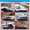 QualsValor stone faucet mat for kitchen sink,23.6''long sink water splash
