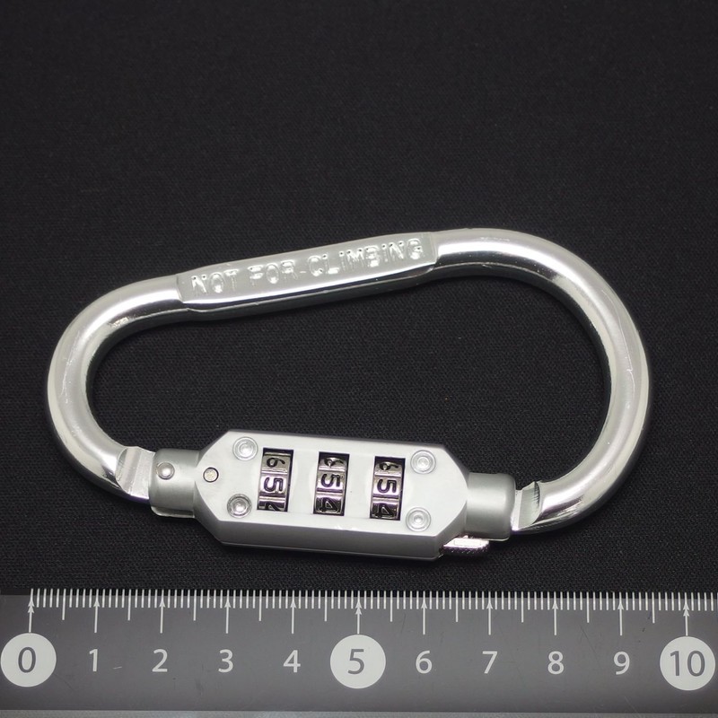 Contec Dial Lock D Lock Silver Medium