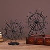 Gatuida Ferris Wheel Model Ferris Wheel Decor Iron Crafts Gold