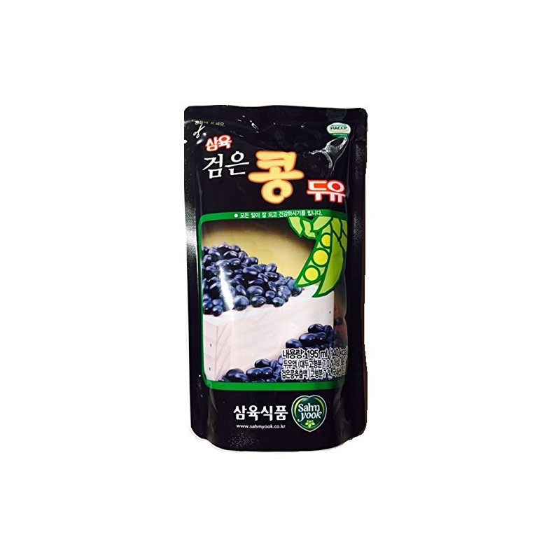 Sahmyook Black Bean Soy Milk, 6.5 Fl. Ounce (Pack of
