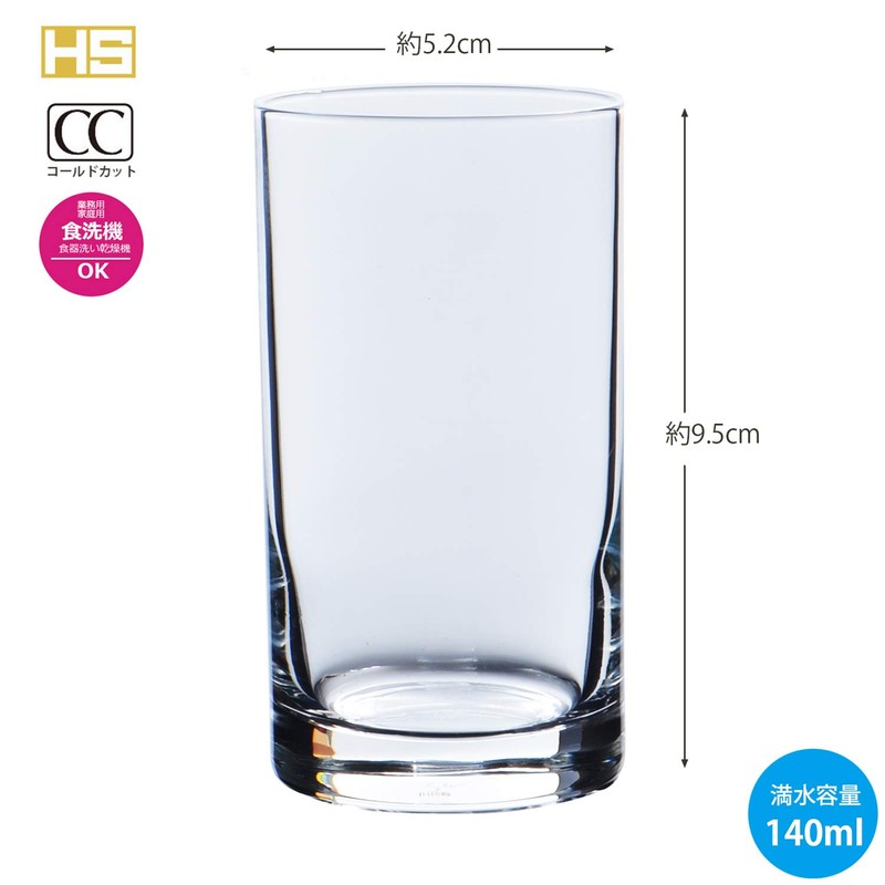 Toyo Sasaki Glass New Doria, Made in Japan, Dishwasher Safe