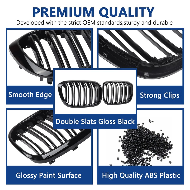 DEKEWEI G01 G02 Grille,Front Kidney Grill Compatible with 2018-2021 X3