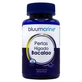 Bluumarine Perlas Higado de Bacalao 150 perlas Suplemento Alimenticio