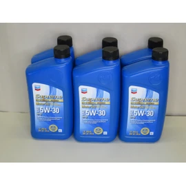 Chevron Supreme Synthetic Blend Motor Oil 5W-30, Case of 6 Quarts
