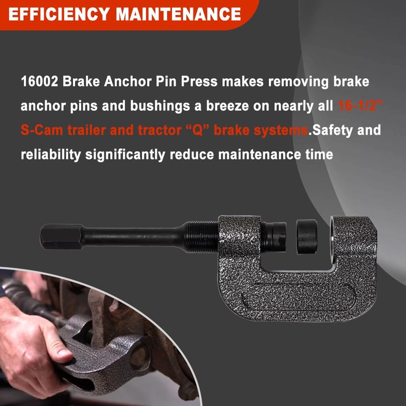 HY-SPEED 16002 Brake Anchor Pin Press for Commercial Heavy Duty