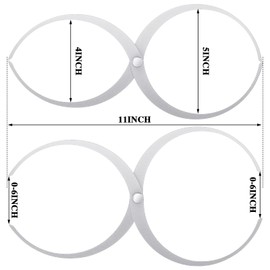 Saysurey Wood Turning Double Ended Bowl Calipers Stainless Steel Woodworking Woodturning Tools Pottery Calipers Wood Lathe Thickness Measuring Tool(11 Inch)