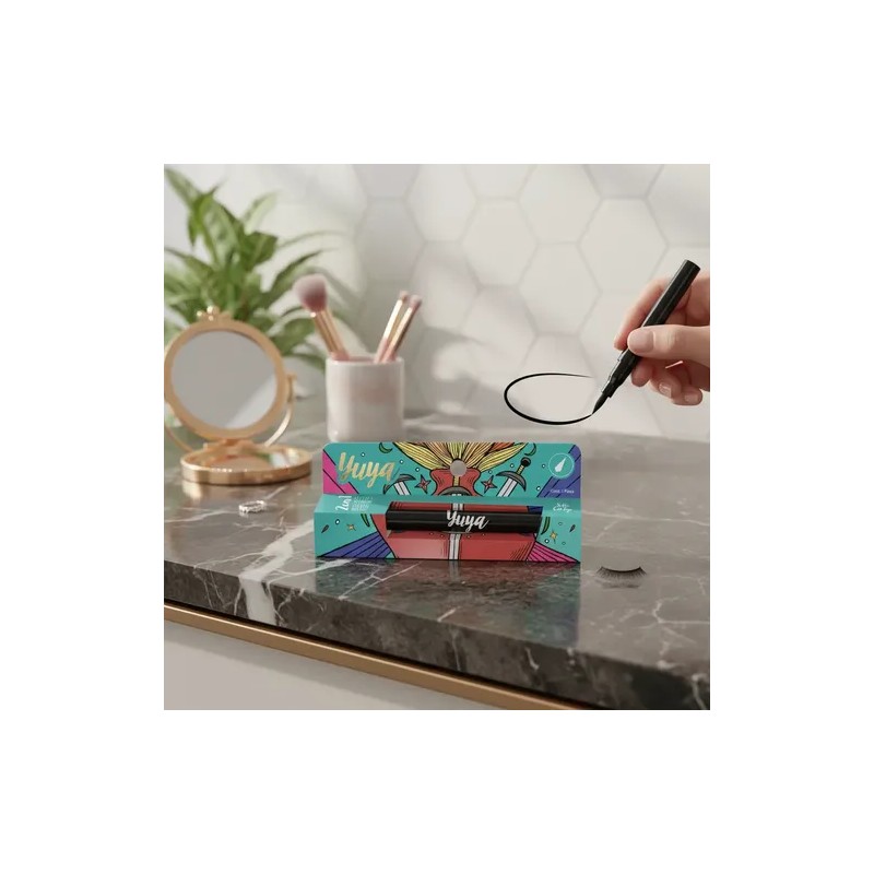 Delineador Liquido Para Ojos Cat Eye Yuya 2 Ml
