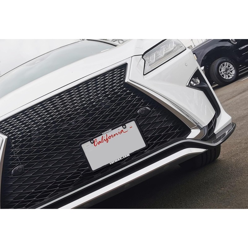 iJDMTOY No Drill Front Grille Mesh Mount License Plate Relocator