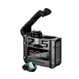 M25 BT5.3 Bluetooth Earphones Wireless Sports Touch Earphones,IPX7 Waterproof,Long Battery Life of 4-8 Hours,Bluetooth Dual Sided Stereo,Magnetic Cabin Cover,360 Degree Panoramic Noise Free (Black)