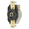 Locking Devices, Twist-Lock, Industrial, Flush Receptacle, 20A 125V, 2-Pole 3-Wire