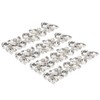 4Pcs Crystal Shoe Buckle 4.3in Long 1.3in Wide Sparkling Easy