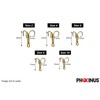 Bronze Treble Hooks, Size 10, Pack of 50 Ideal for