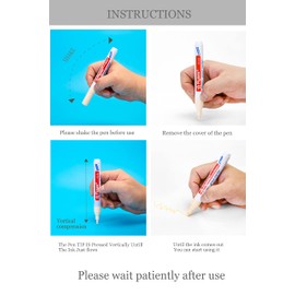 10 Pieces Tile Pen Wall Grout Color Pen Tile Repair Pen Wall Gap Grout Restore Marker For Tiles Floor Kitchen Bathroom(Gold)