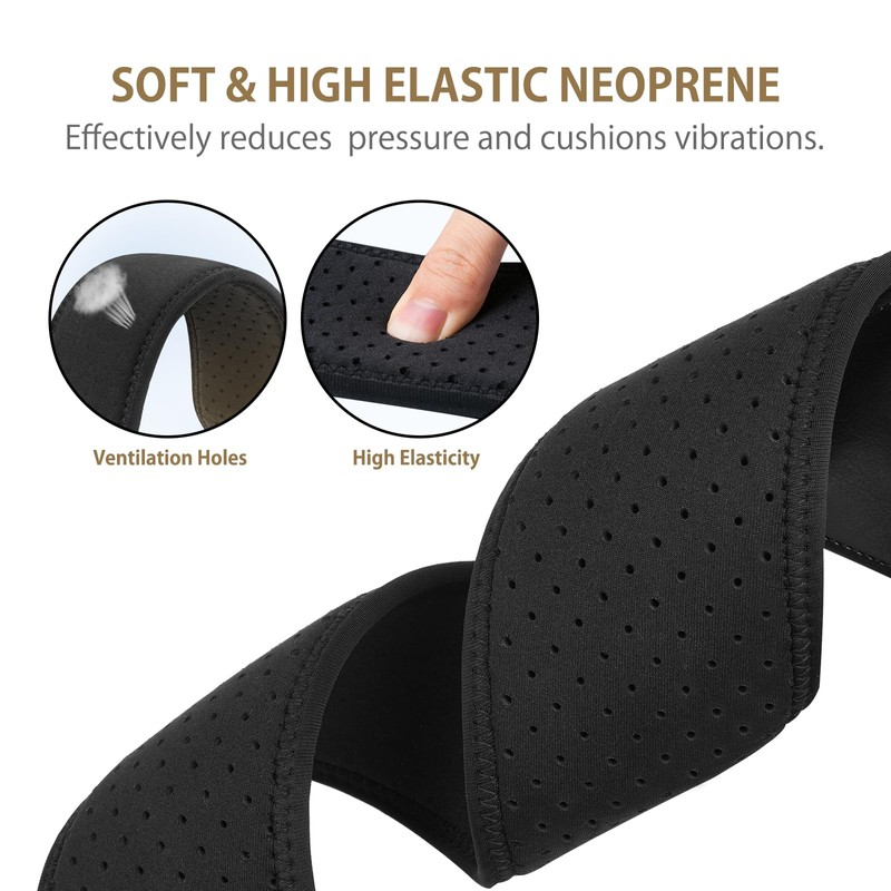 POGOLAB Guitar Strap for Electric Guitar & Bass, Wide Bass