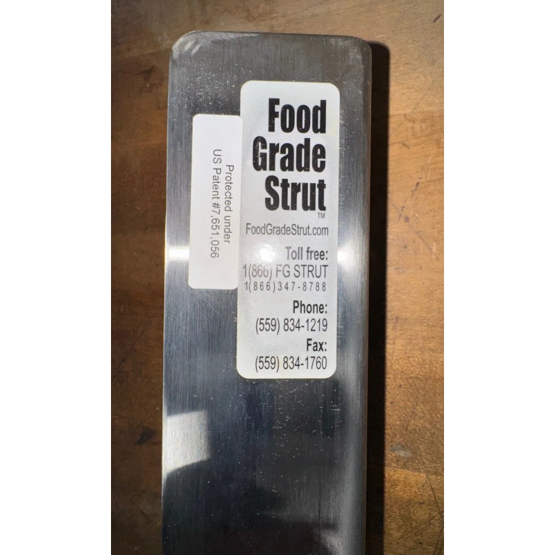 Food Grade Solutions New - Trapeze Mount Food Grade Strut