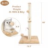 ANWA 32 Tall Cat Scratching Posts for Indoor Cats 3-in-1