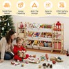 GITAWUSA Toy Storage Organizer, Kids Bookshelf with 6 Shelves, 9