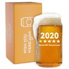 Funny Beer Glass Gift Set -"2020 One Star, Would NOT