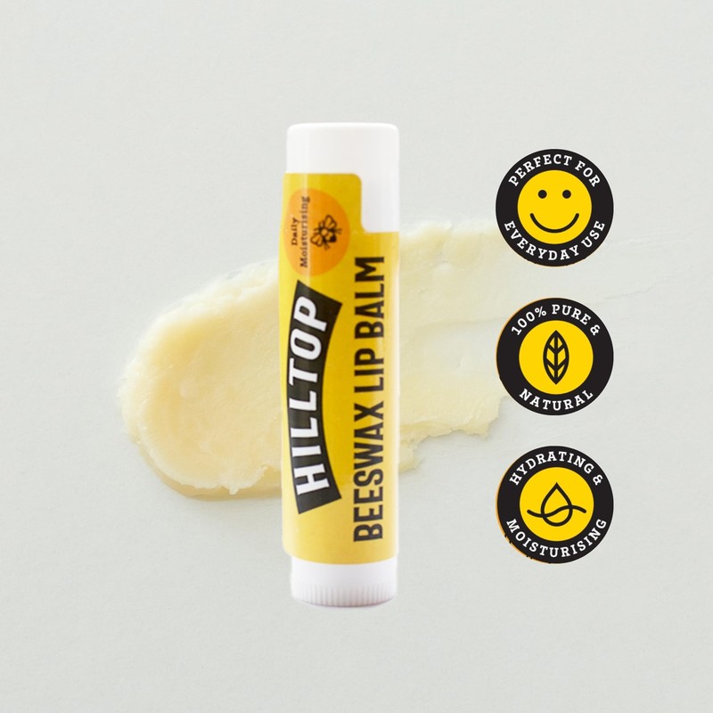 Hilltop Honey - Original Beeswax Lip Balm - Moisturising -