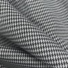 Black & White Mini Houndstooth Fabric Summer Weight 57" Wide