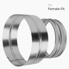 HVAC OV Galvanized Metal Duct Connector - 12 Inch Fit