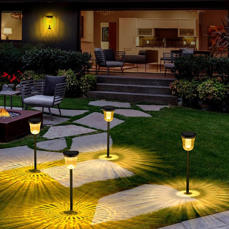 Solar Lawn Lamp LED Landscape Lights Waterproof Solar Pathway Lamp