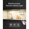 SZOKLED Under Cabinet Lights, 20LED Under Cabinet Lighting Rechargeable, Remote