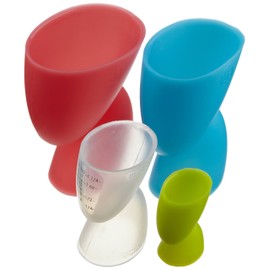 Casabella Silicone Measuring Cups, Set Of 4