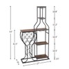 Generic XMRCLP 5 Tier Wine Rack Freestanding Floor Wine Bakers