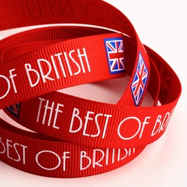 Italian Options The Best of British Ribbon 16mm x 10M Grosgrain