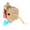 Bird Foraging Box Toys Fun Colorful Shredding Paper Sola Wood