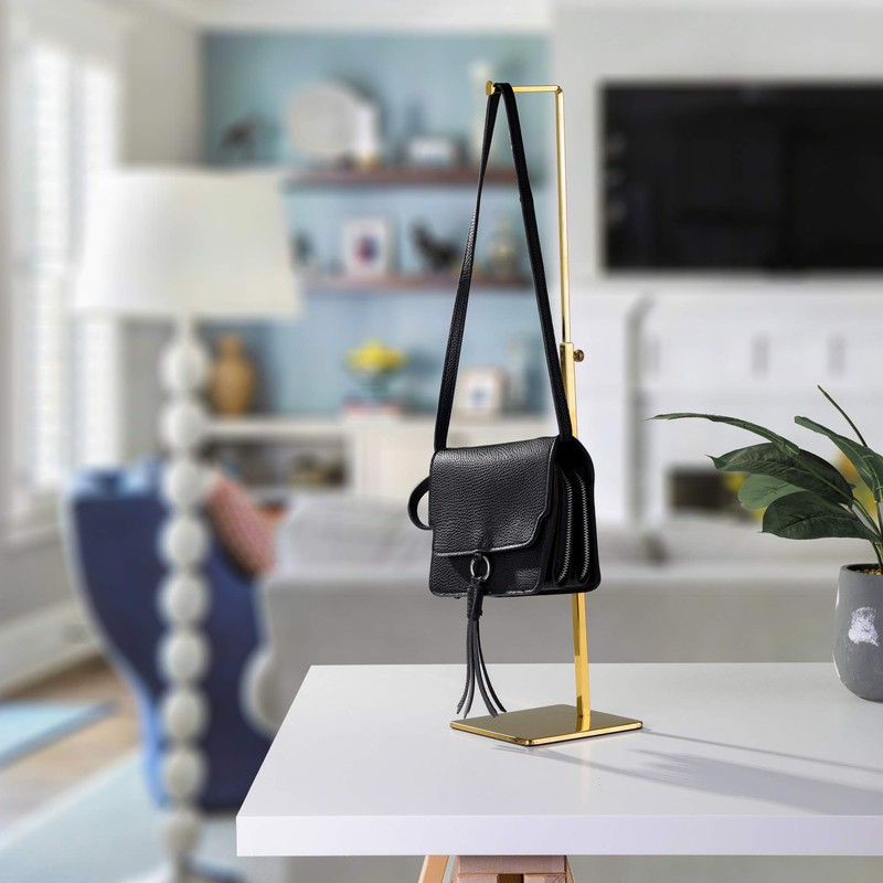 Elitnus Gold Purse Display Stands - 2 Pack Adjustable Height