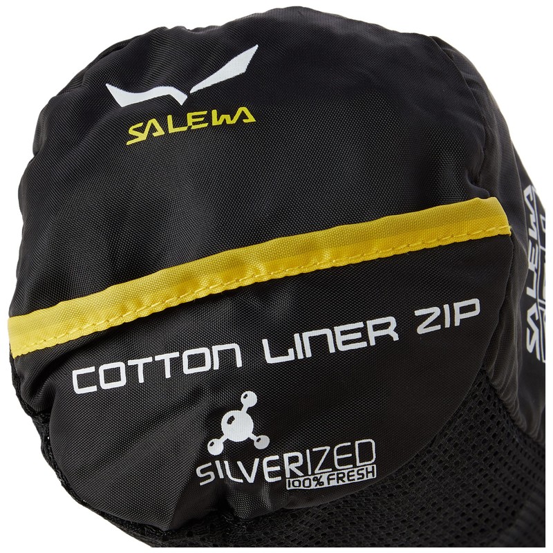 SALEWA Erwachsene Cotton-feel Liner Zip Silveriz, orange, Uni