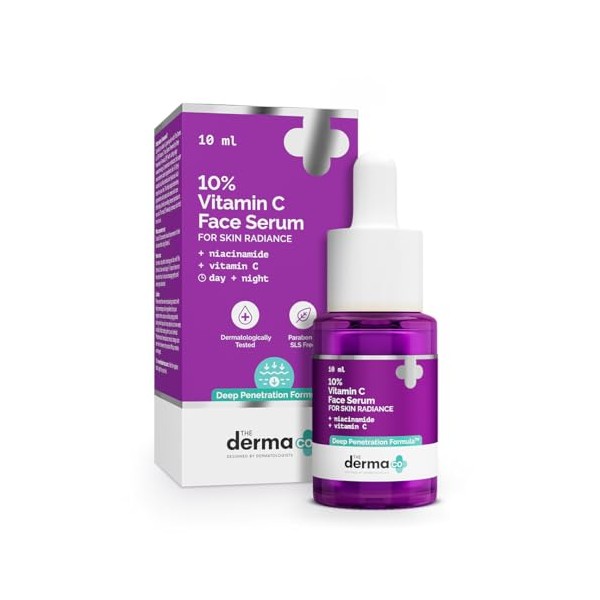The Derma Co 10% Vitamin C Face Serum with 5%