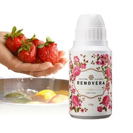 Renovera Fruit & Vegetable Wash | 1 Bottle Lasts 1 Year, Gentle Enough for Baby Food, Single Ingredient, Removes Residues, Calcium Helps Keep Produce Fresh 20x Longer