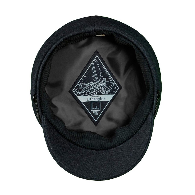 MADSea Elbsegler Premium Cloth with Motif Pin Anchor Silver Black