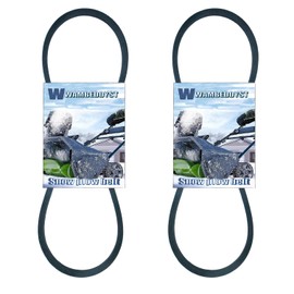 WWAMBEDDYST 532419744 Traction Drive Belt Compatible with AYP Husqvarna Poulan179092 419744 416954 532179092 532416954 Snow Thrower(2-Pack)