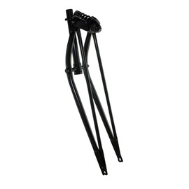 Fenix Cycles 26" Cruiser Classic Straight Spring Fork, (Black)