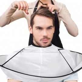 DIY Haircut and Dyeing Cape Hairdressing Gown Silver 2ea