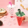 DanLingJewelry 20Pcs 2 Styles Umbrella Paper Gift Box Lovely Dot