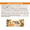 NuGo Fiber d'Lish Peanut Chocolate Chip, 12g High Fiber, Vegan,