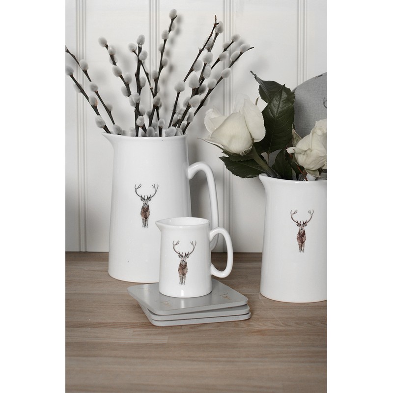 Sophie Allport - Highland Stag Jug, Fine Bone China, Gift