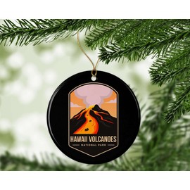 Hawaii Volcanoes National Park Ornament - Hawaii Volcanoes National Park Gift - Hawaii Volcanoes Christmas Ornament - National Park Decor - Hawaii Volcanoes National Park