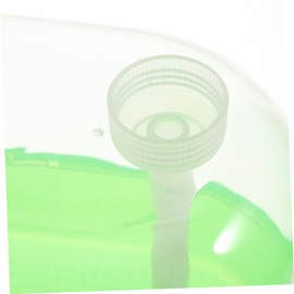 DECHOUS Multifunction Bird Bath Cage with Hole Covered Parrot Bath for Small Birds Durable Easy to Clean Promotes Healthy Bathing Habits for Canaries Budgies and Lovebirds